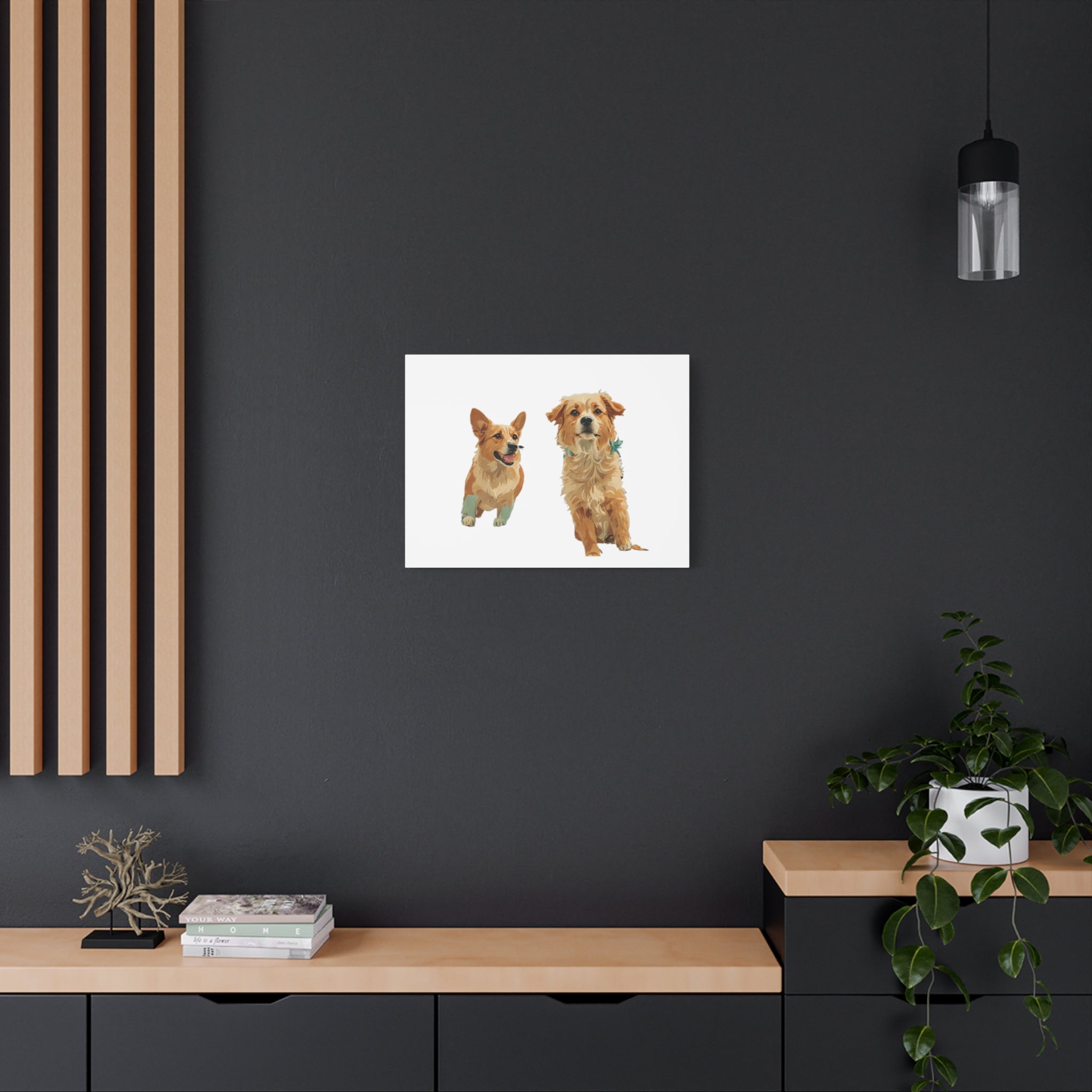 Signature Pet Portrait (Two Pets)